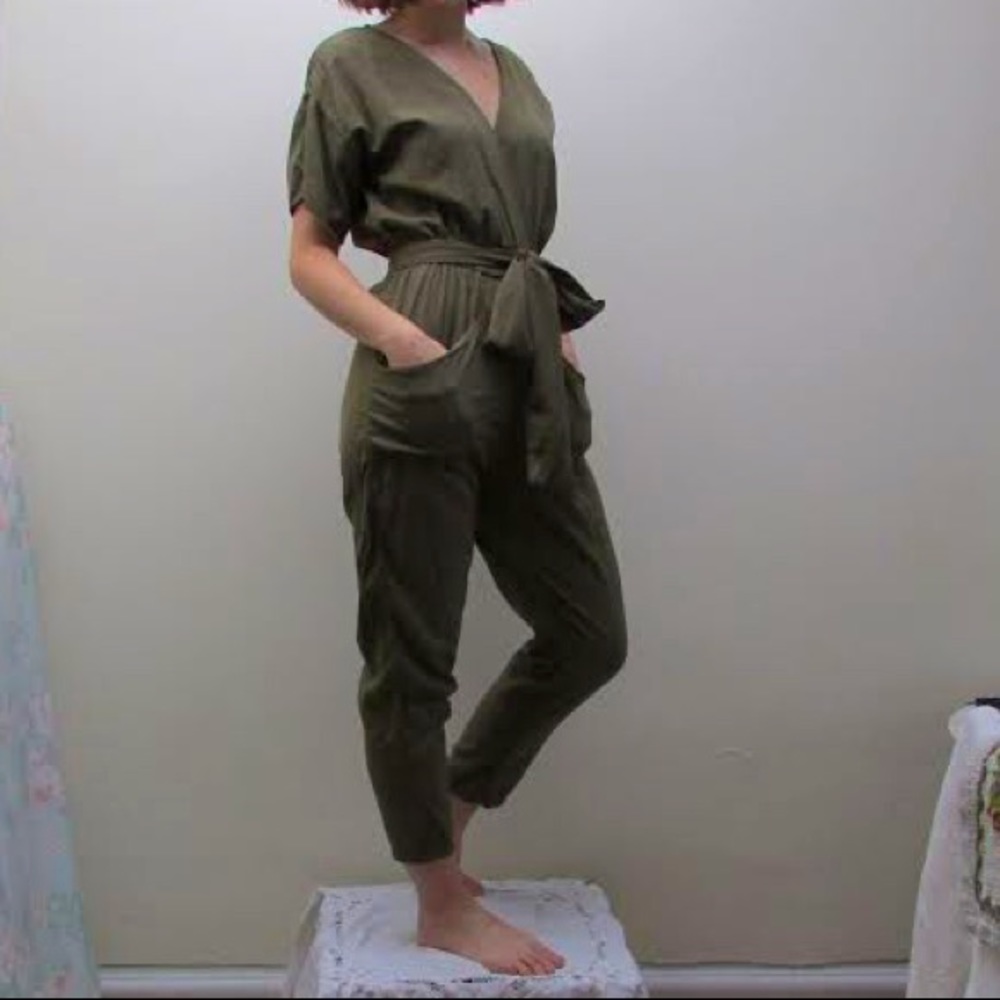 Olive green Billsbong Jumpsuit